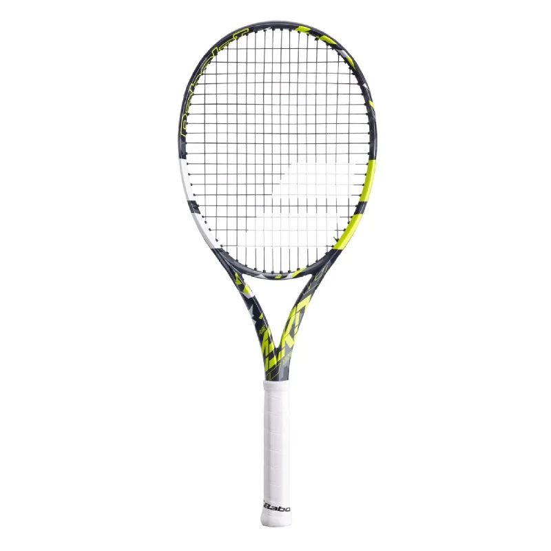 Babolat Pure Aero Team Unstrung Tennis Racquet [Grey/Yellow/White]