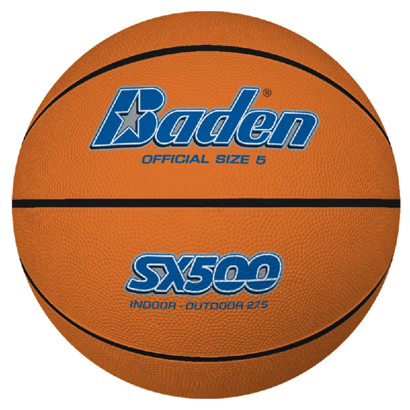 Baden SX500 Indoor/Outdoor Tan Basketball - Size 5