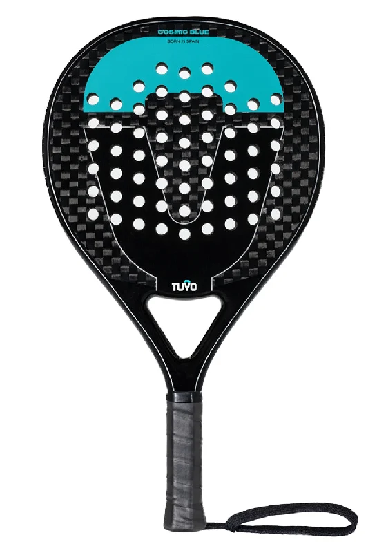 Cosmic Blue - padelracket druppelvormig voor de gevorderde speler