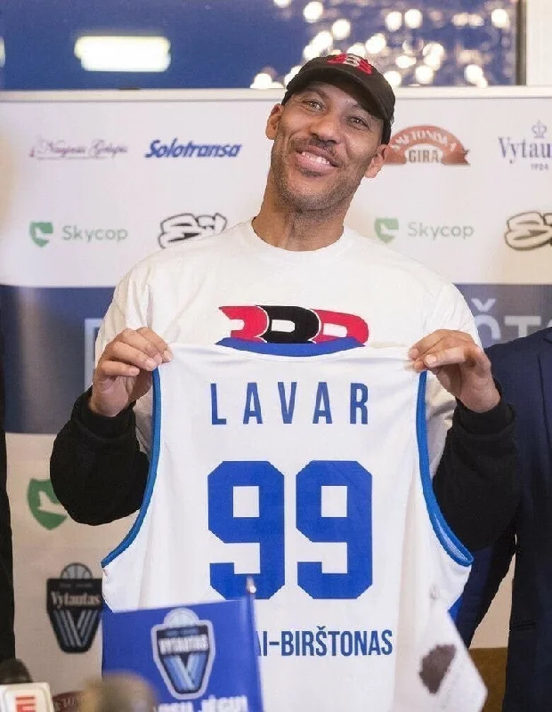 Lavar Ball Birstono Vytautas Lithuania Jersey