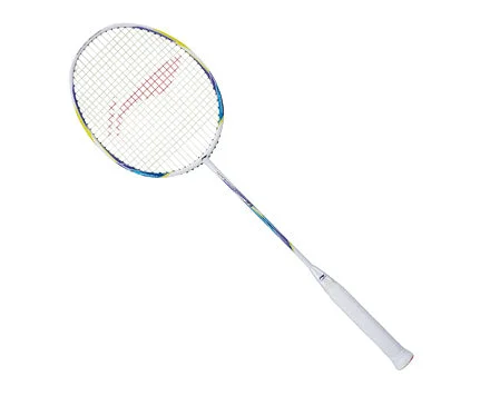 Li Ning Extra Skill Windstorm 74 Strung Badminton Racket [White] AYPQ012-3