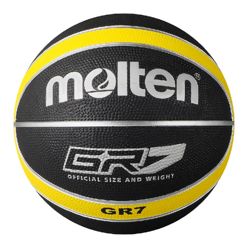 Molten BGR Rubber Basketball - Black/Yellow