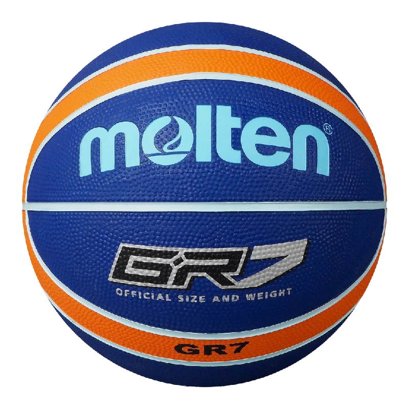 Molten BGR Rubber Basketball - Orange/Blue