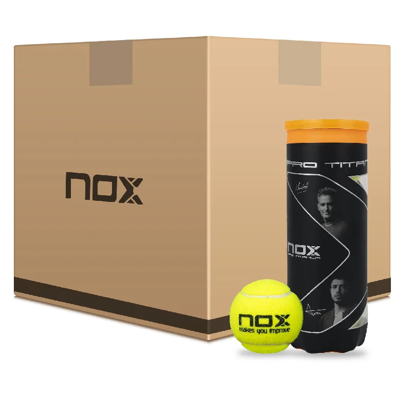 Nox Pro Titanium Padel Balls - 6 Dozen