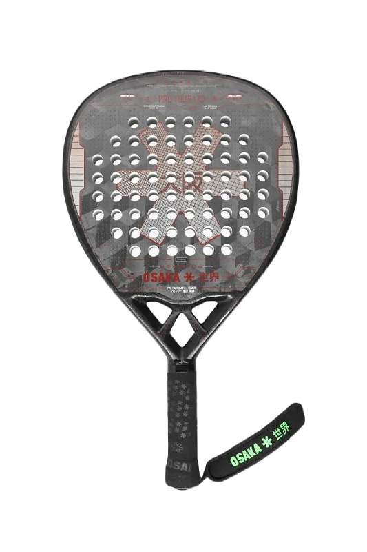 Osaka Pro Tour LTD Power 2023 Padel Racket (Black/Red)