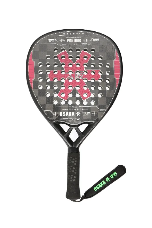 Osaka Pro Tour Power Snap 2023 Padel Racket (Maroon/Grey)