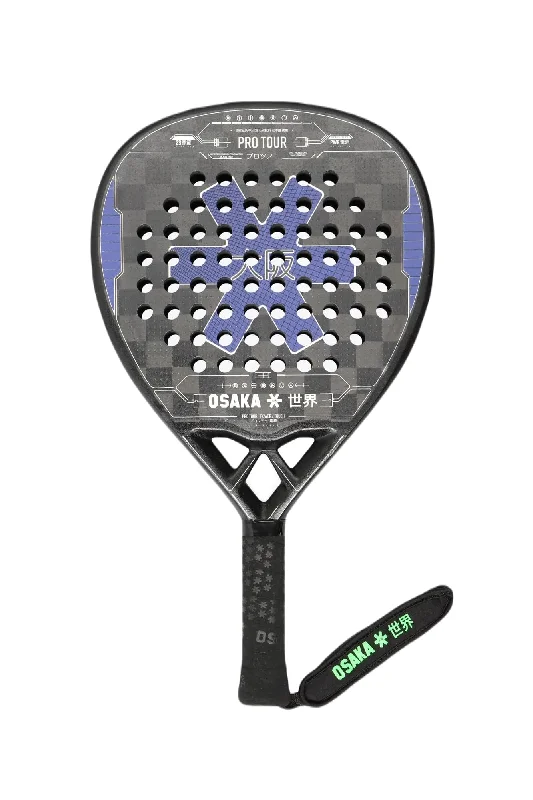 Osaka Pro Tour Power Touch 2023 Padel Racket (Purple/Sand)