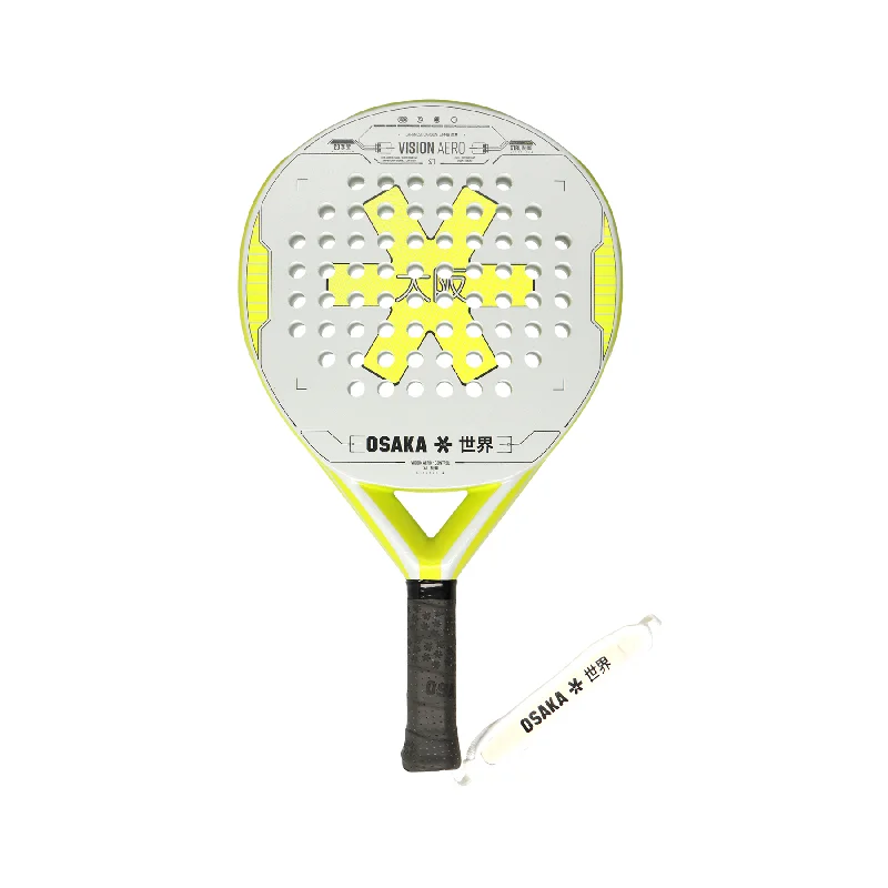 Osaka Vision Aero Control Padel Racket - Lime/Grey