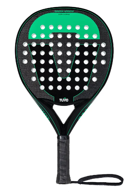 Green Arrow - padelracket druppelvorm voor beginners met ambitie