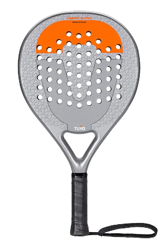 Cosmic Silver - padelracket druppelvorm voor de allround speler