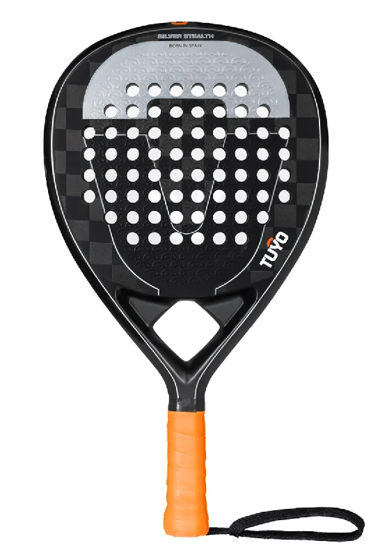 Silver Stealth - padelracket druppelvorm voor de aanvallende speler