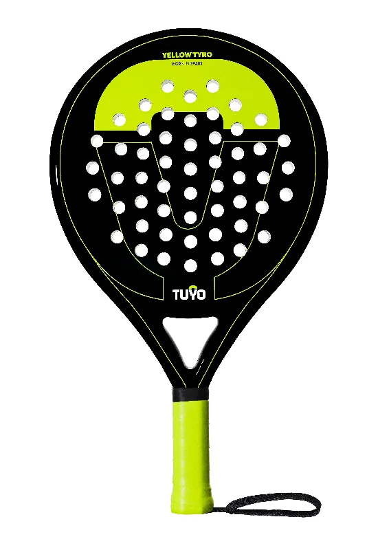 Yellow Tyro - padelracket rond voor beginners