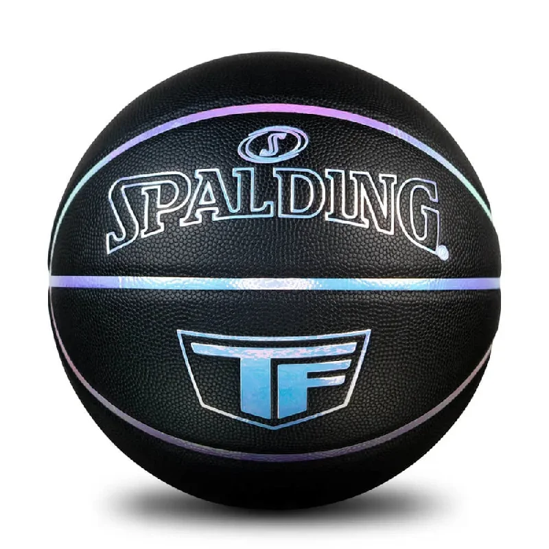 Personalised SPALDING - Iridescent TF Glow In The Dark Basketball