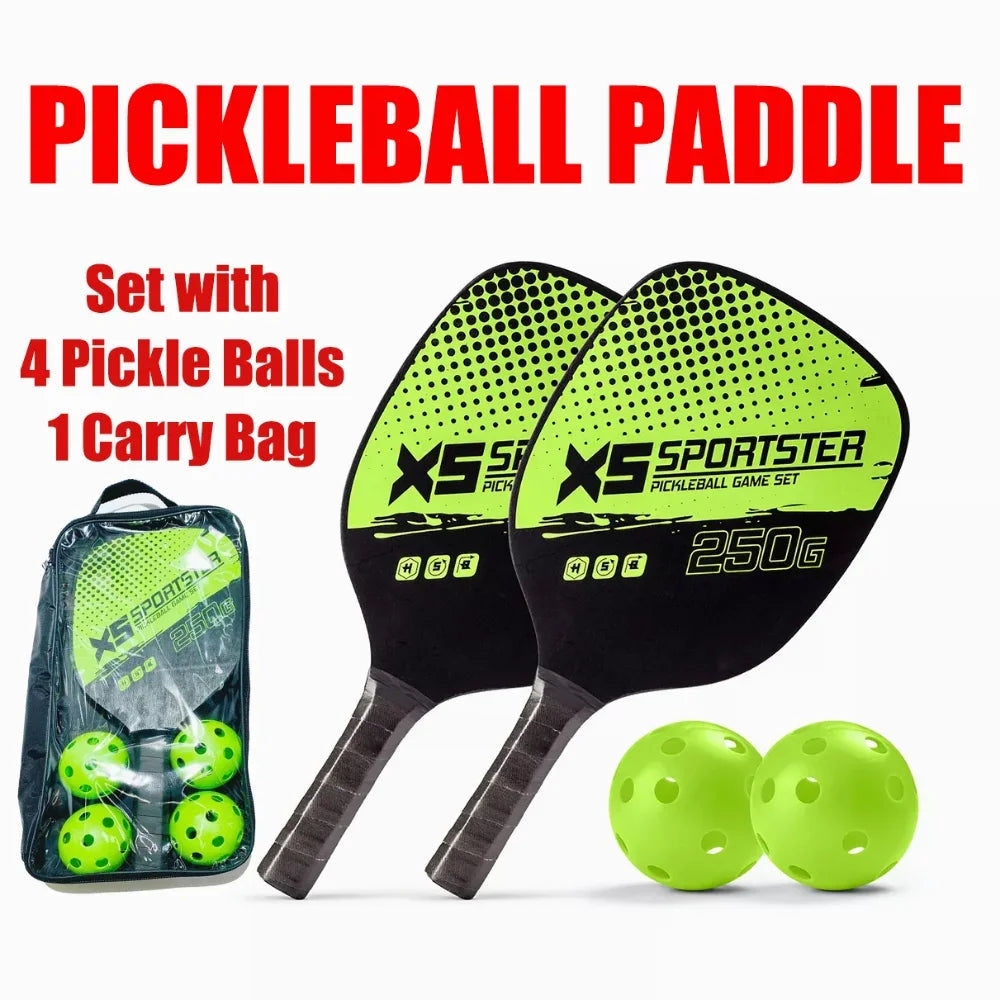 Lightweight Pickleball Paddle Set