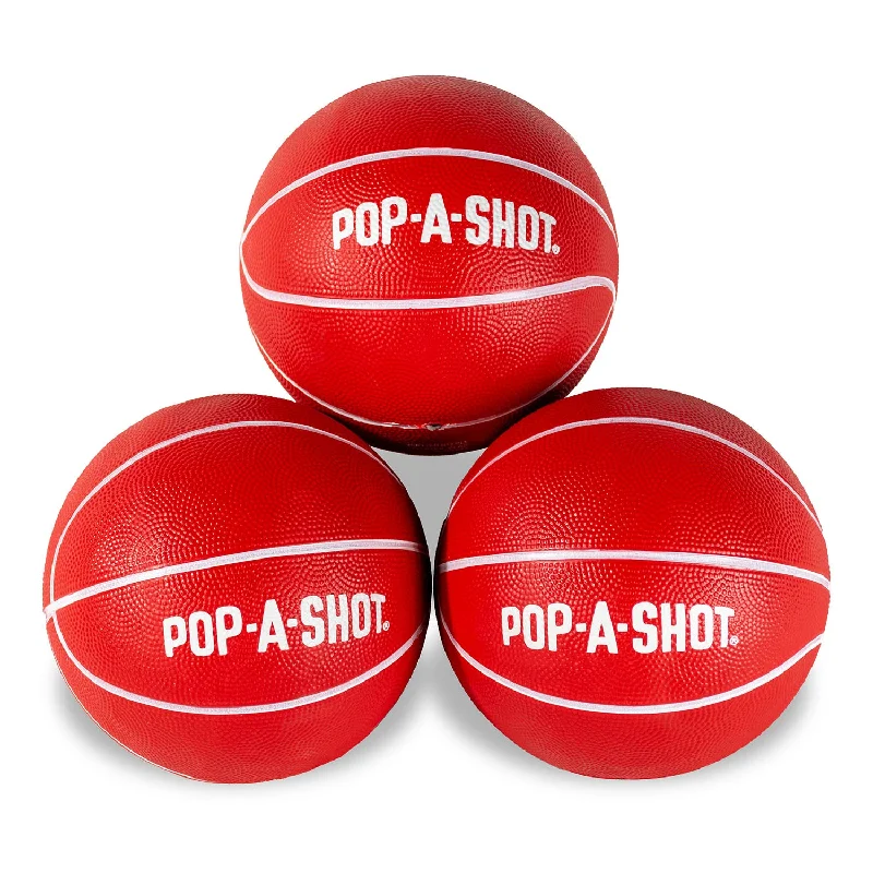 Red Mini Basketballs - With Logo