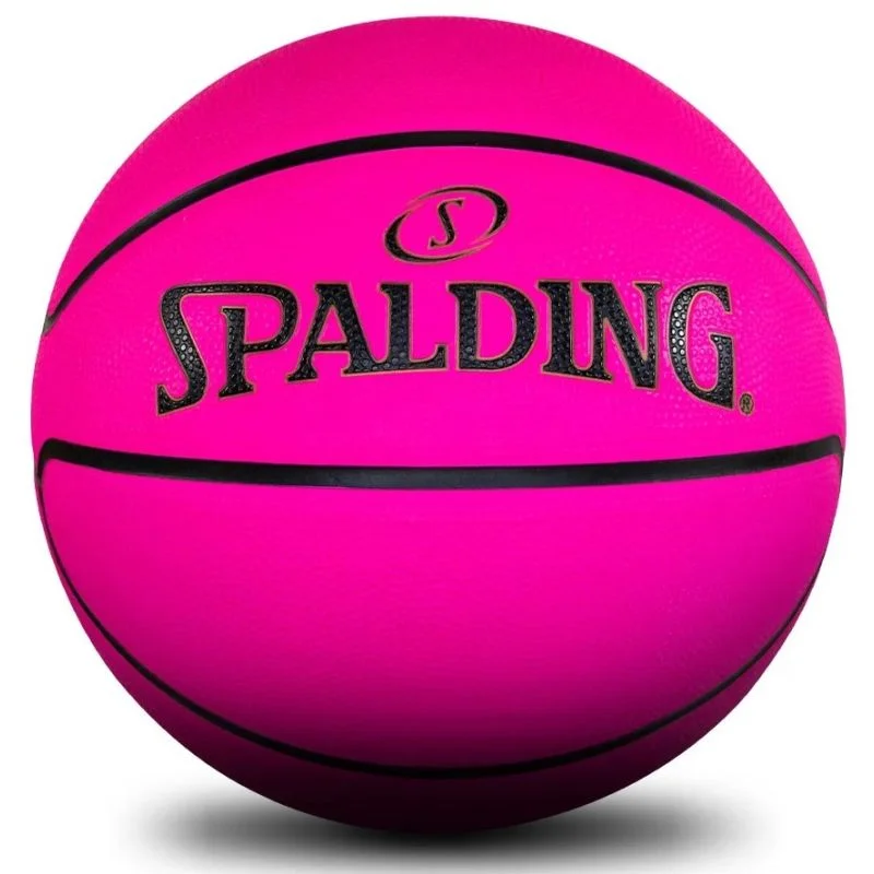 Spalding Fluro Pink Indoor/Outdoor Basketball