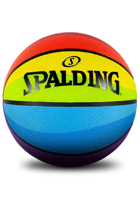 Spalding Rainbow Outdoor Basketball <BR> RAINBOW