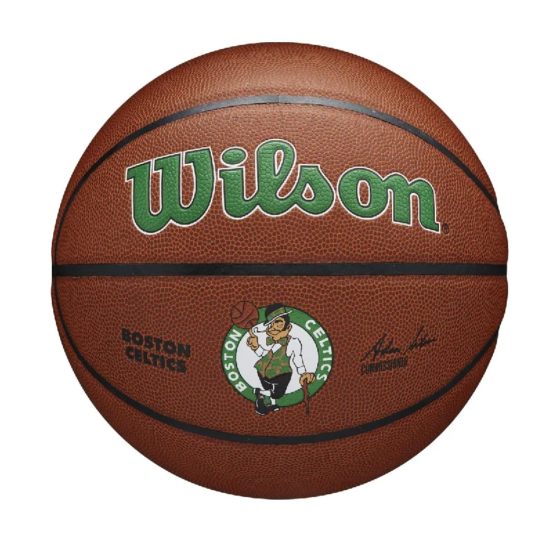 Personalised WILSON - NBA Team Composite Boston Celtics Basketball