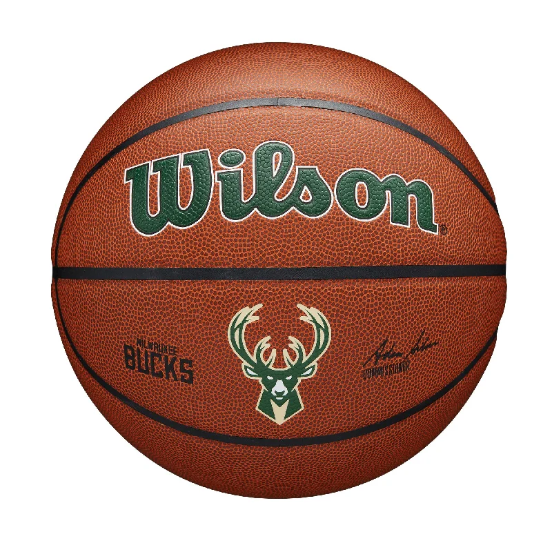 Personalised WILSON - NBA Team Composite Bucks Basketball