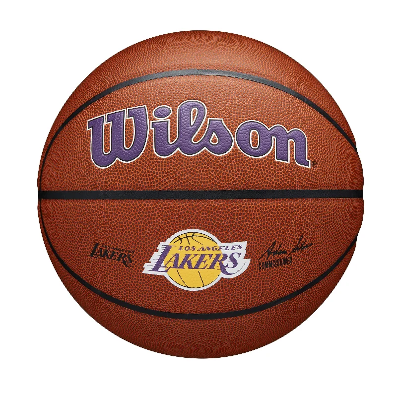 Personalised WILSON - NBA Team Composite La Lakers Basketball