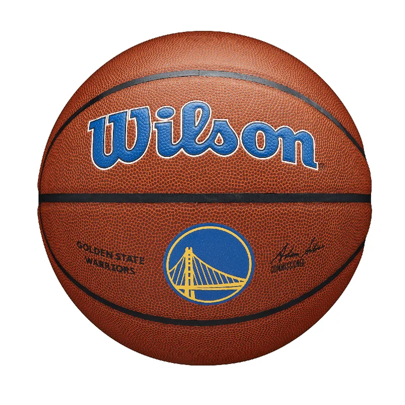 Personalised WILSON - NBA Team Composite Warriors Basketball