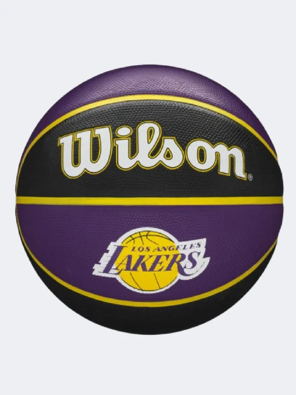 Wilson Nba Team Tribute Los Angeles Lakers Unisex Basketball Ball Purple