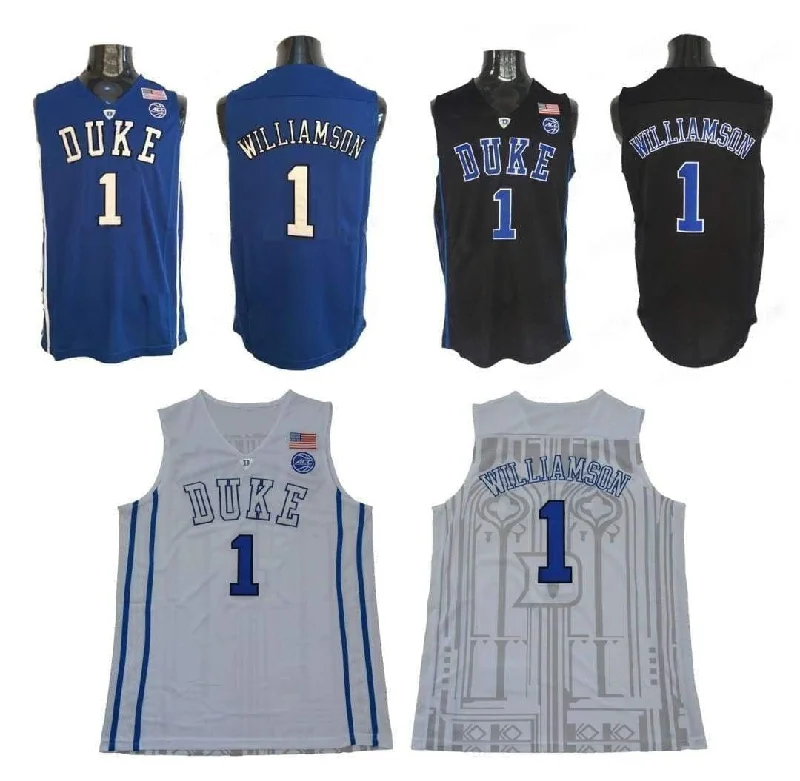 Zion Williamson #1 Duke Basketball Jersey