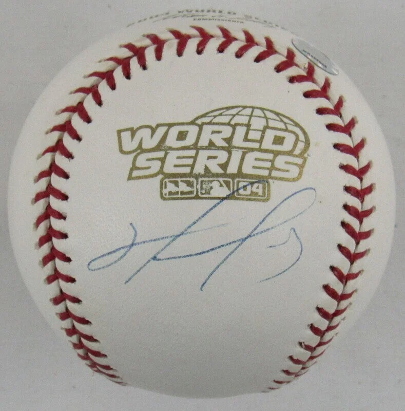 David Ortiz Signed Auto Autograph World Series Baseball MLB MR698545