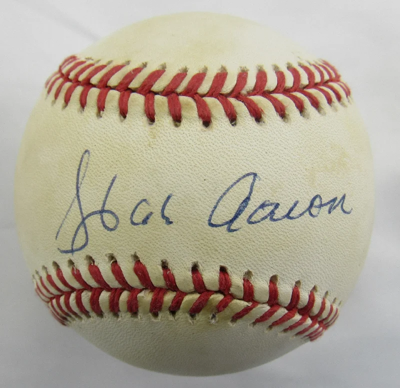 Hank Aaron Signed Auto Autograph Baseball JSA LOA YY45657