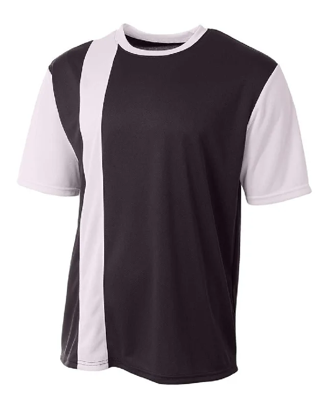 A4 N3016 Legend Soccer Jersey - Black White