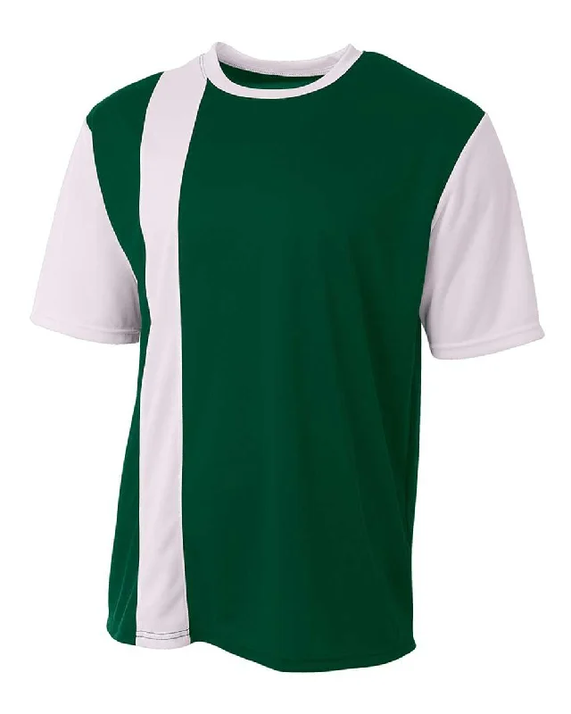 A4 N3016 Legend Soccer Jersey - Forest White