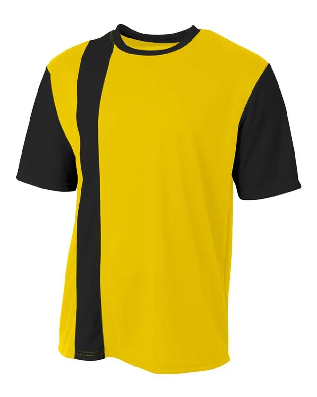 A4 N3016 Legend Soccer Jersey - Gold Black