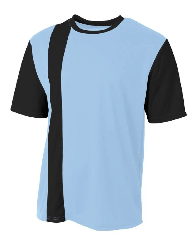 A4 N3016 Legend Soccer Jersey - Light Blue Blk