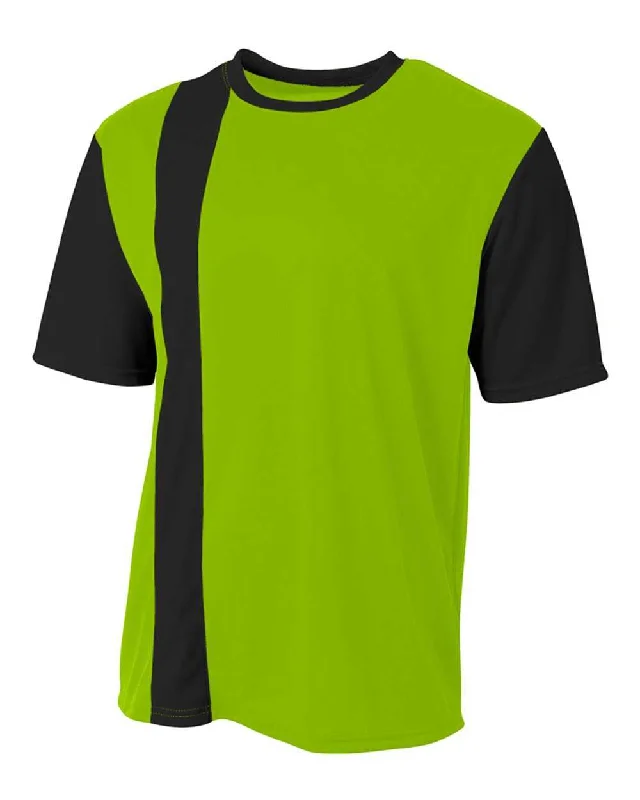 A4 N3016 Legend Soccer Jersey - Lime Black