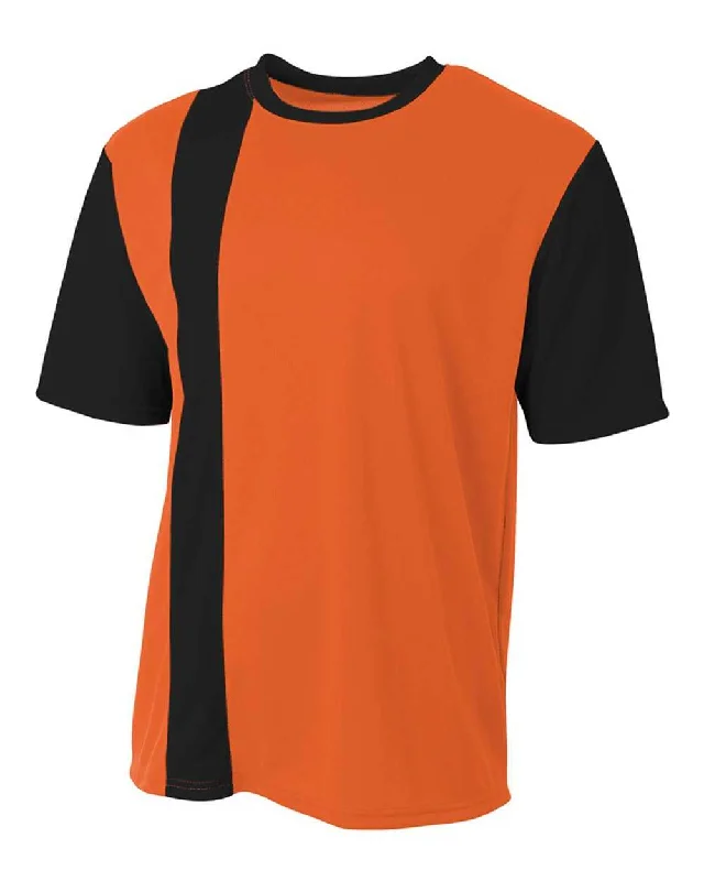 A4 N3016 Legend Soccer Jersey - Orange Black