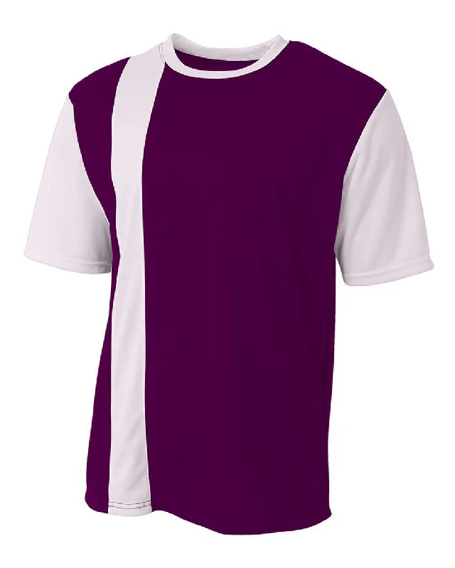 A4 N3016 Legend Soccer Jersey - Purple White