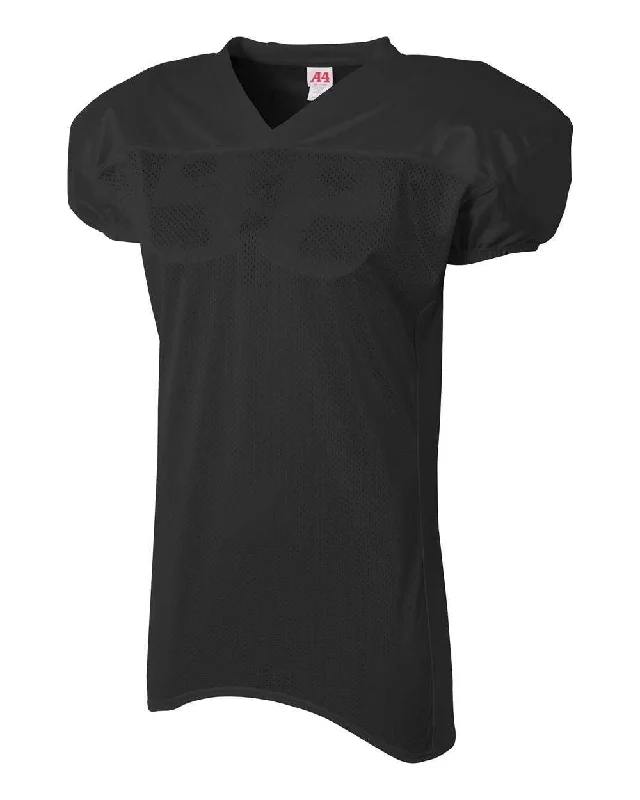 A4 N4242 Mens Nickelback Football Jersey - Black