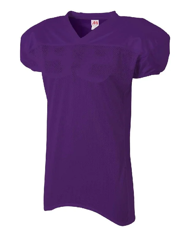 A4 N4242 Mens Nickelback Football Jersey - Purple