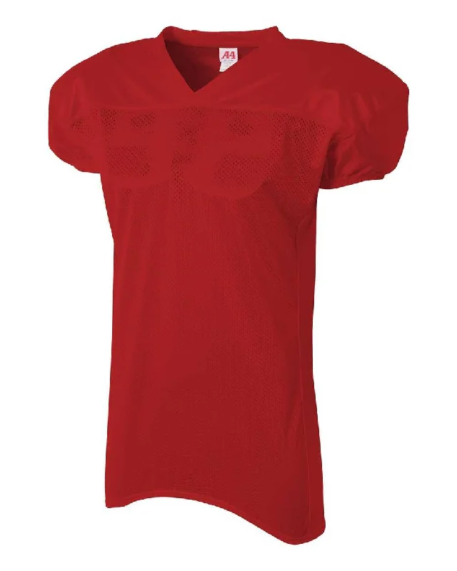 A4 N4242 Mens Nickelback Football Jersey - Scarlet