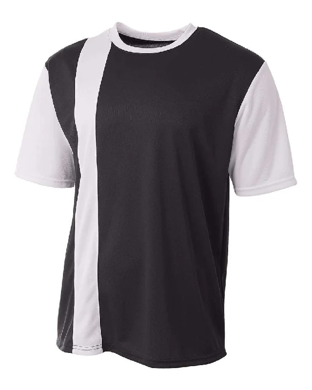 A4 NB3016 Legend Soccer Jersey - Black White