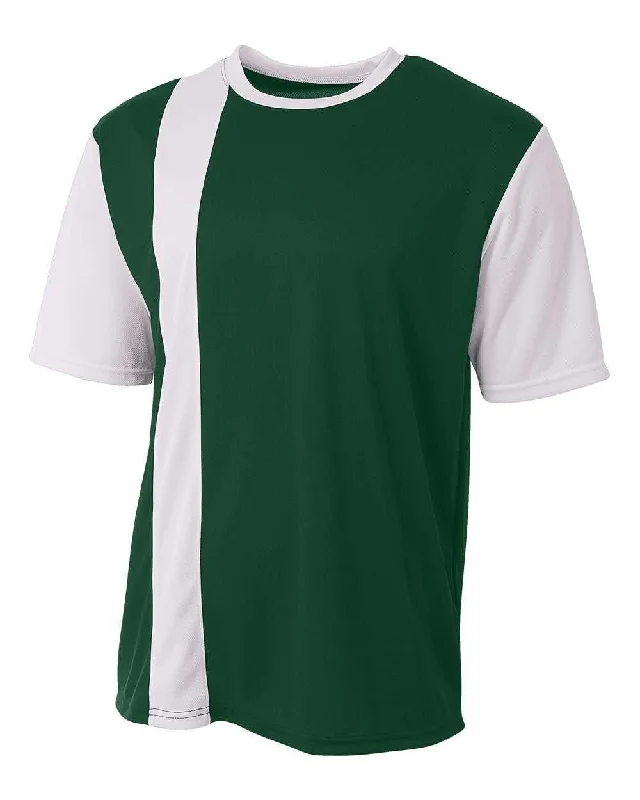 A4 NB3016 Legend Soccer Jersey - Forest White