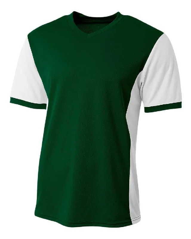 A4 NB3017 Premier Soccer Jersey - Forest White