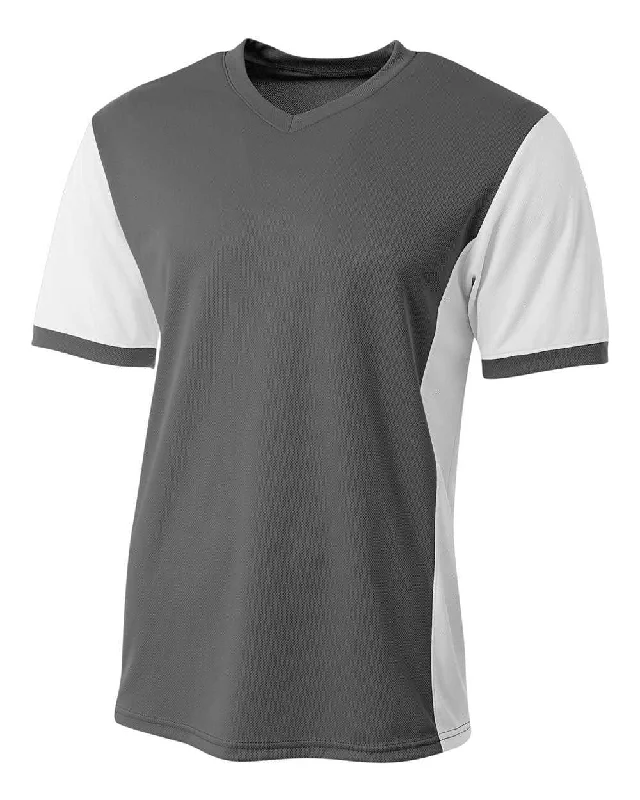 A4 NB3017 Premier Soccer Jersey - Graphite White