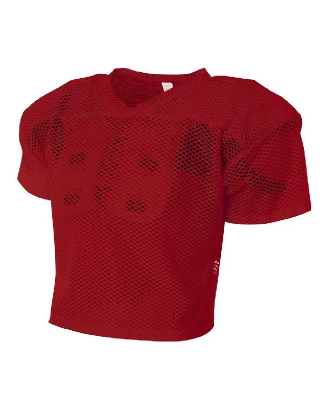 A4 NB4190 Youth All Porthole Practice Jersey - Cardinal