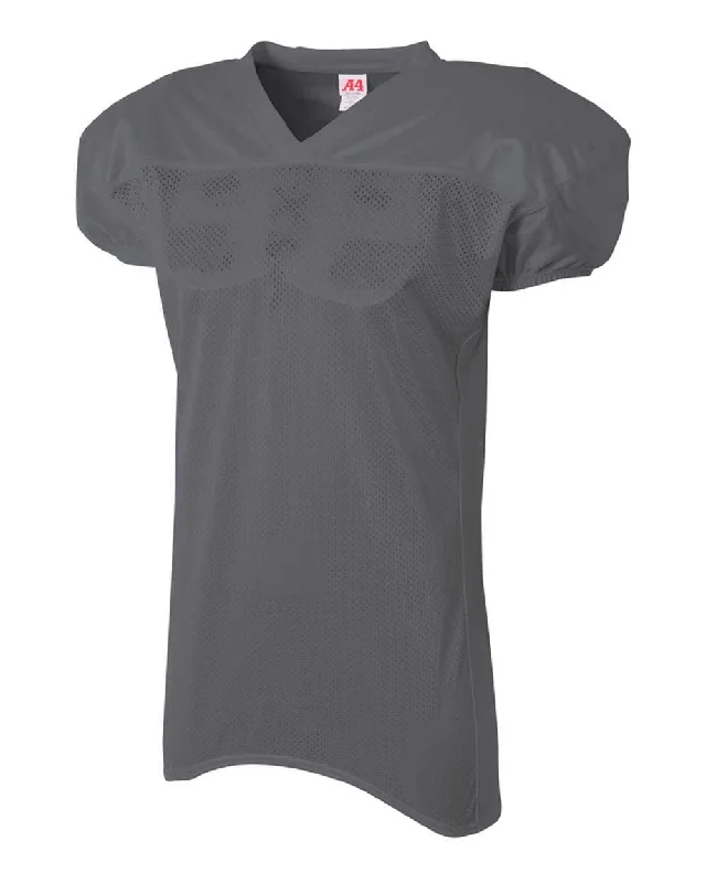 A4 NB4242 Youth Nickelback Football Jersey - Graphite