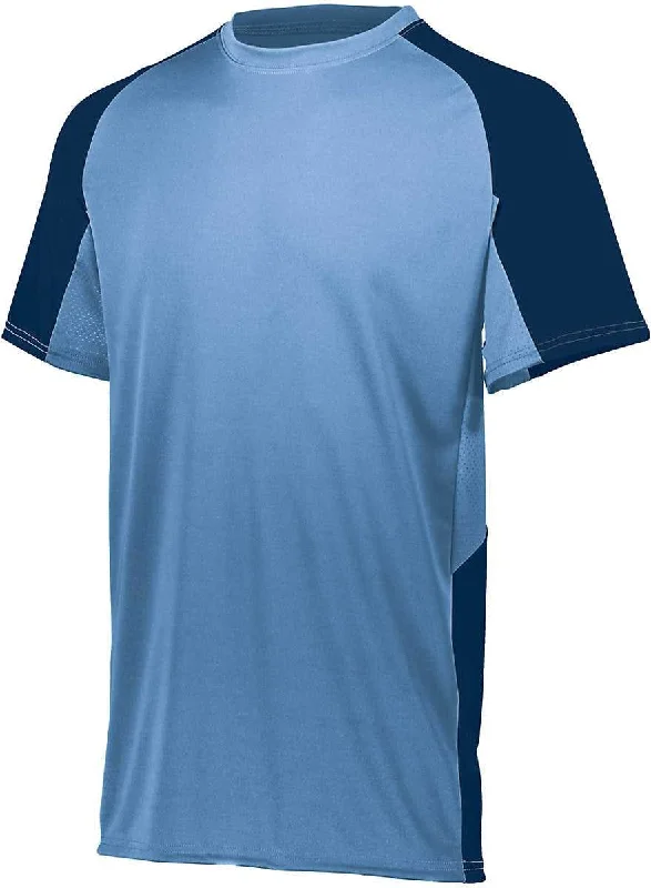 Augusta 1517 Cutter Jersey - Columbia Blue Navy