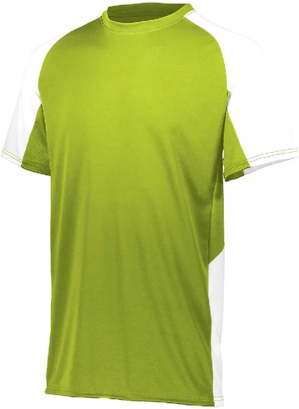 Augusta 1517 Cutter Jersey - Lime White