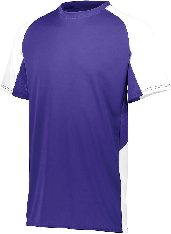 Augusta 1517 Cutter Jersey - Purple White