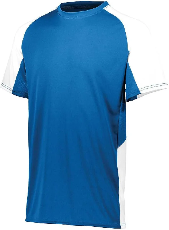 Augusta 1517 Cutter Jersey - Royal White