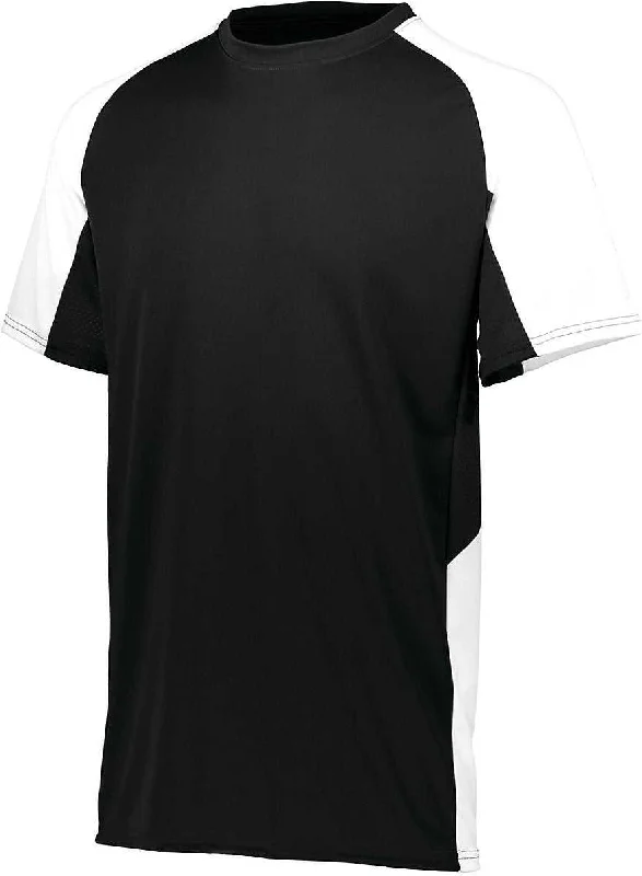 Augusta 1518 Youth Cutter Jersey - Black White